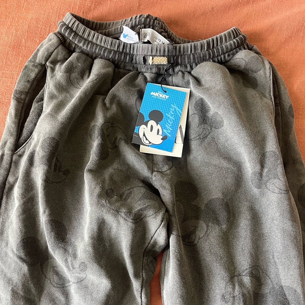 Kids Zara Mickey Mouse Joggers BNWT